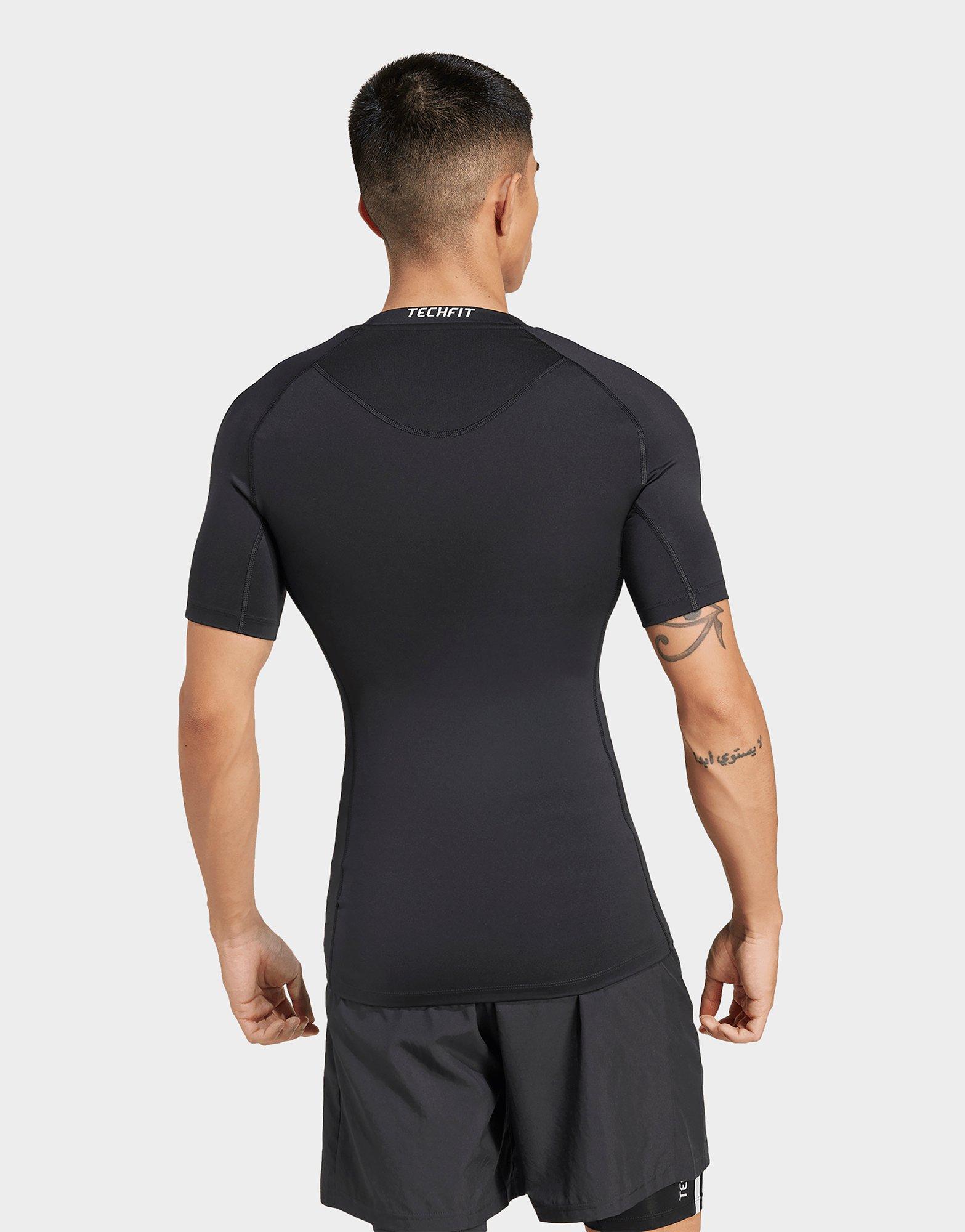 adidas TECHFIT Compression Training 3-Streifen T-Shirt