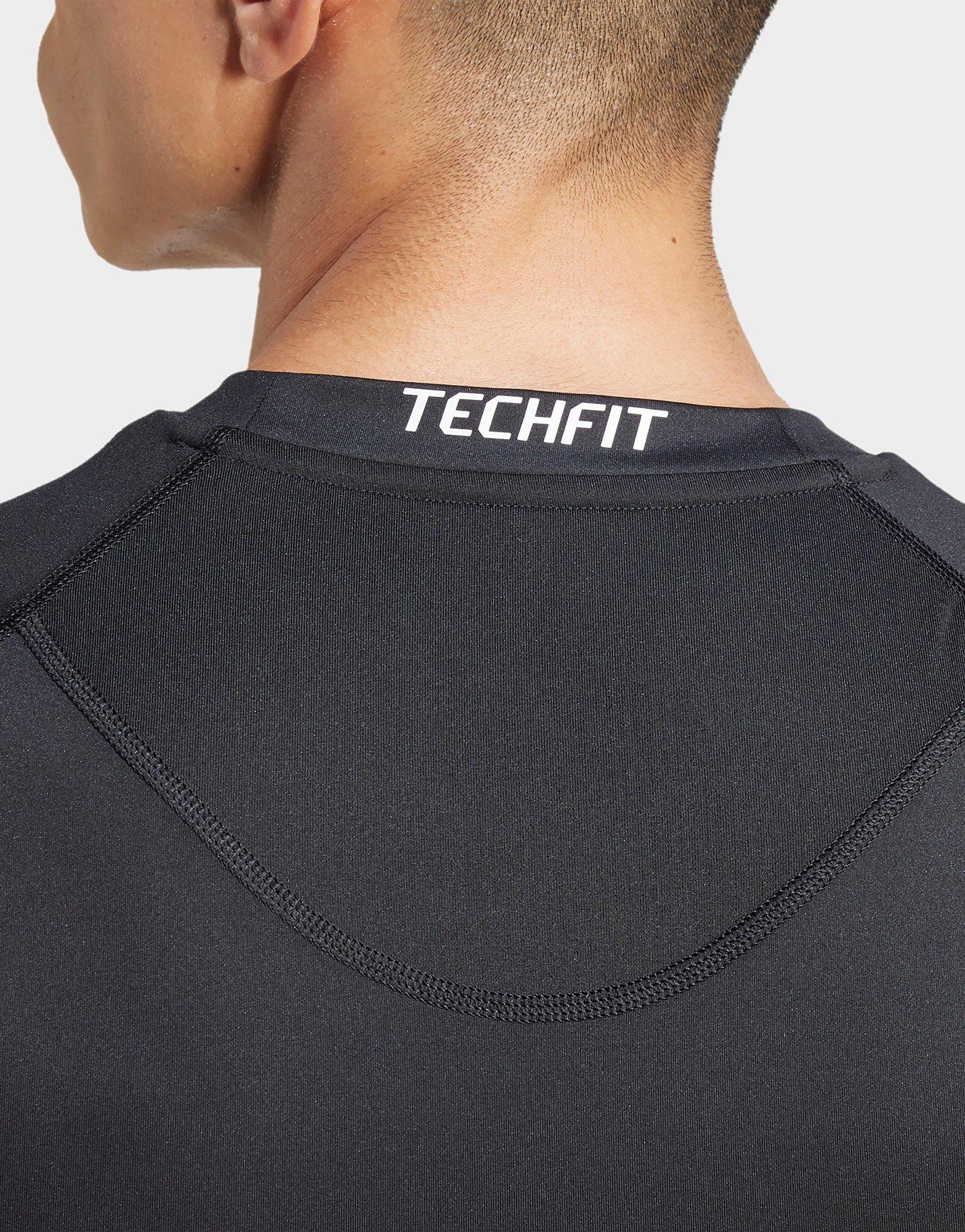 adidas TECHFIT Compression Training 3-Streifen T-Shirt