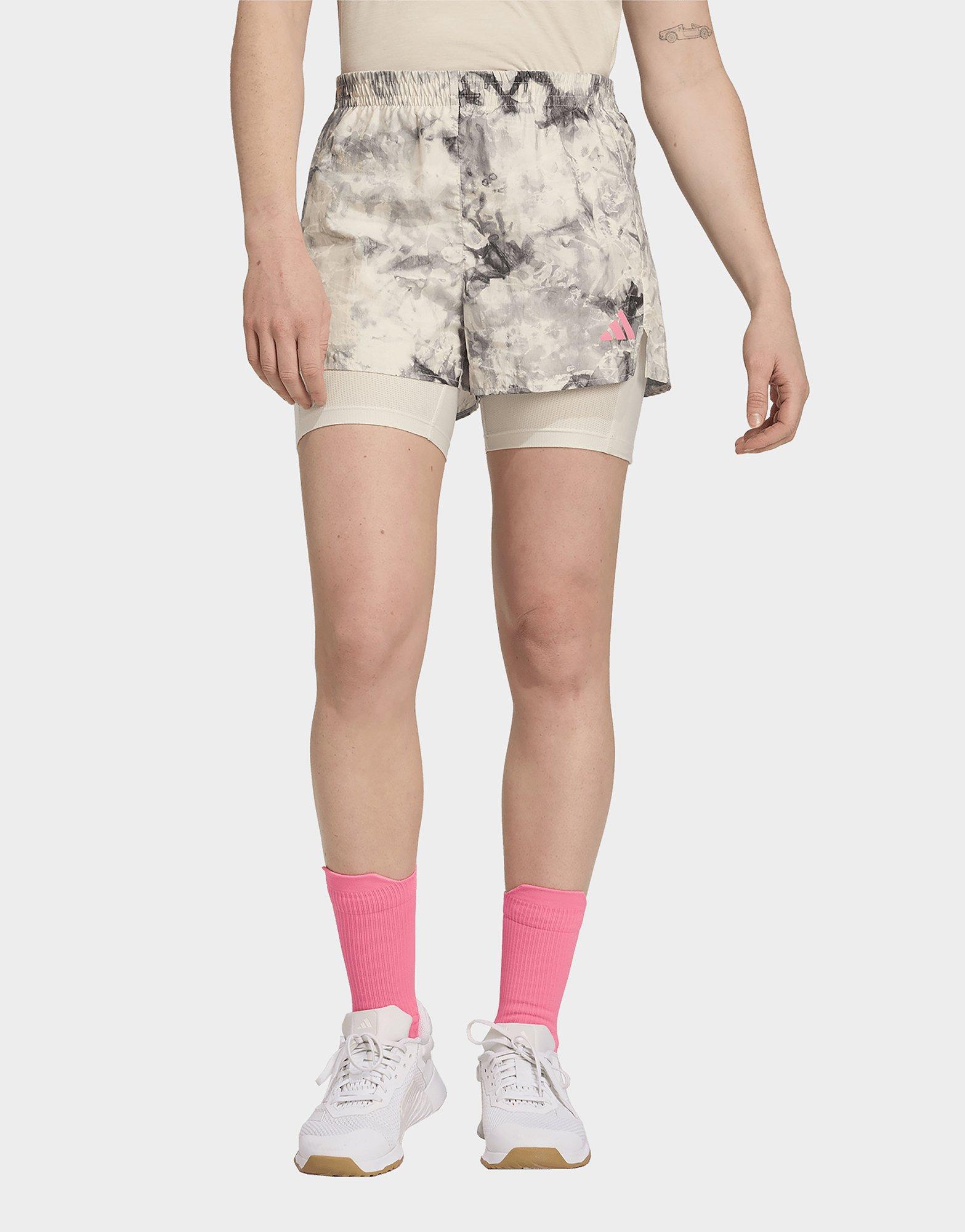 adidas Own The Run Spray Dye 2-In-1 Shorts