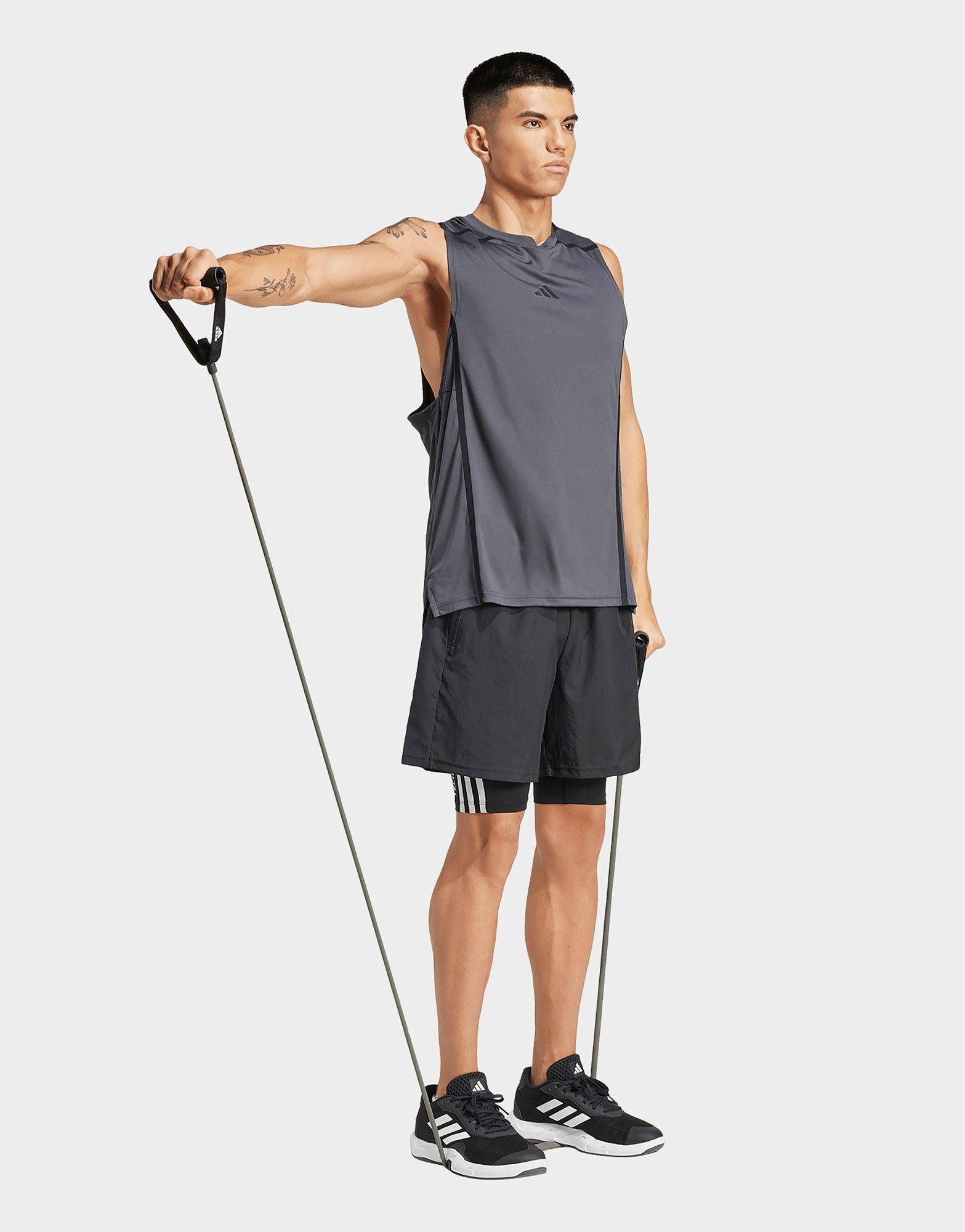 adidas TECHFIT Compression Training 3-Streifen kurze Leggings