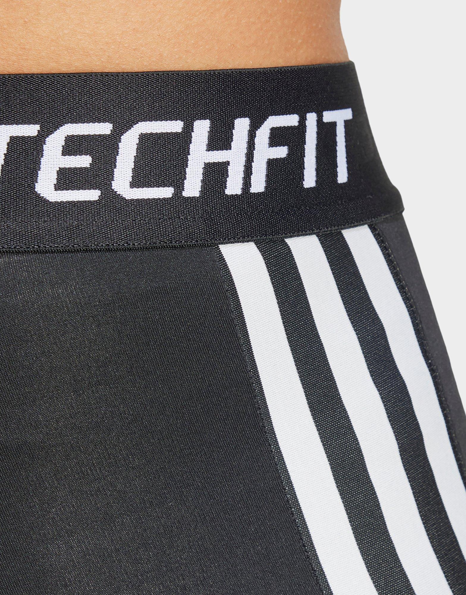 adidas TECHFIT Compression Training 3-Streifen kurze Leggings
