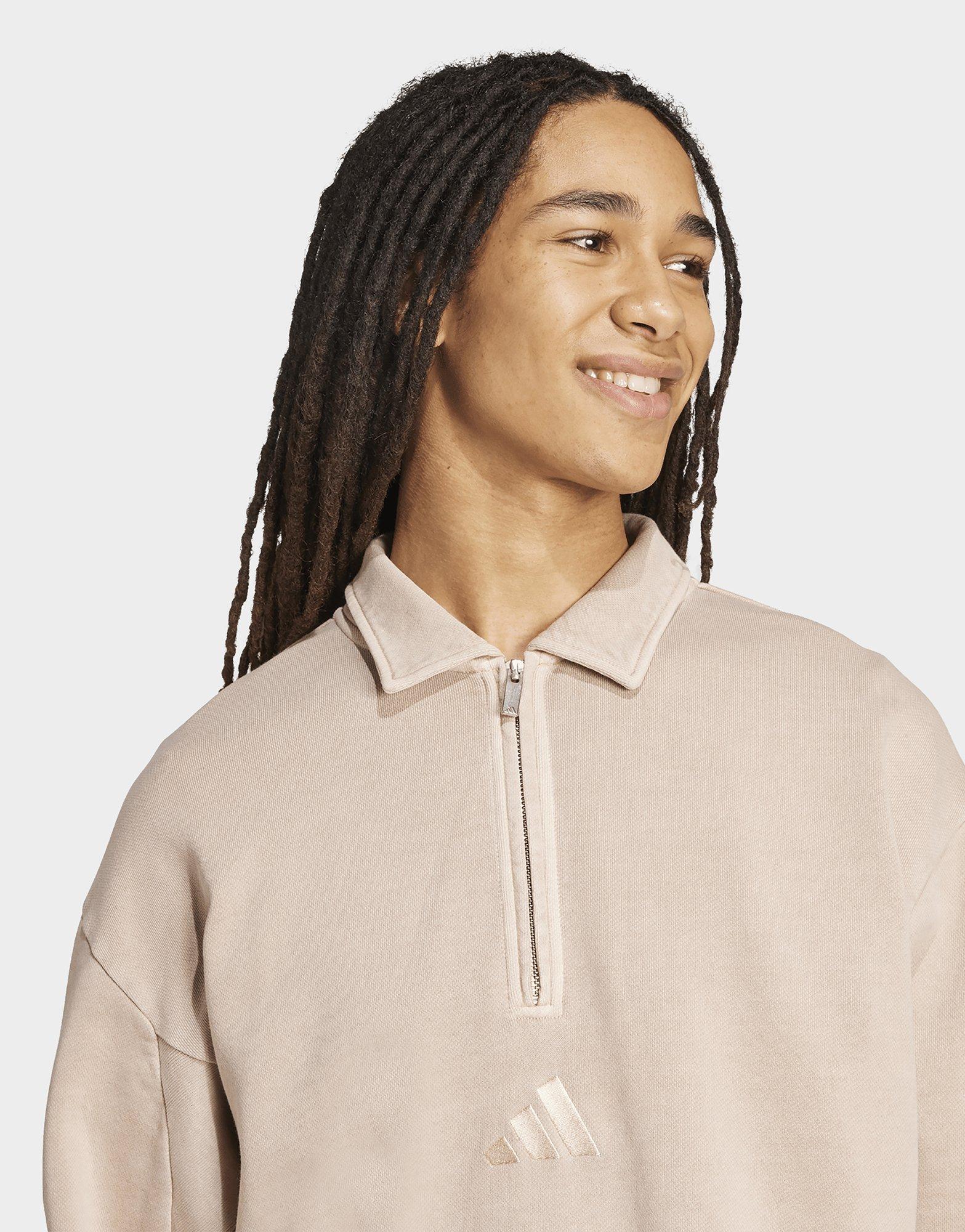 adidas ALL SZN French Terry Washed Half-Zip Pullover