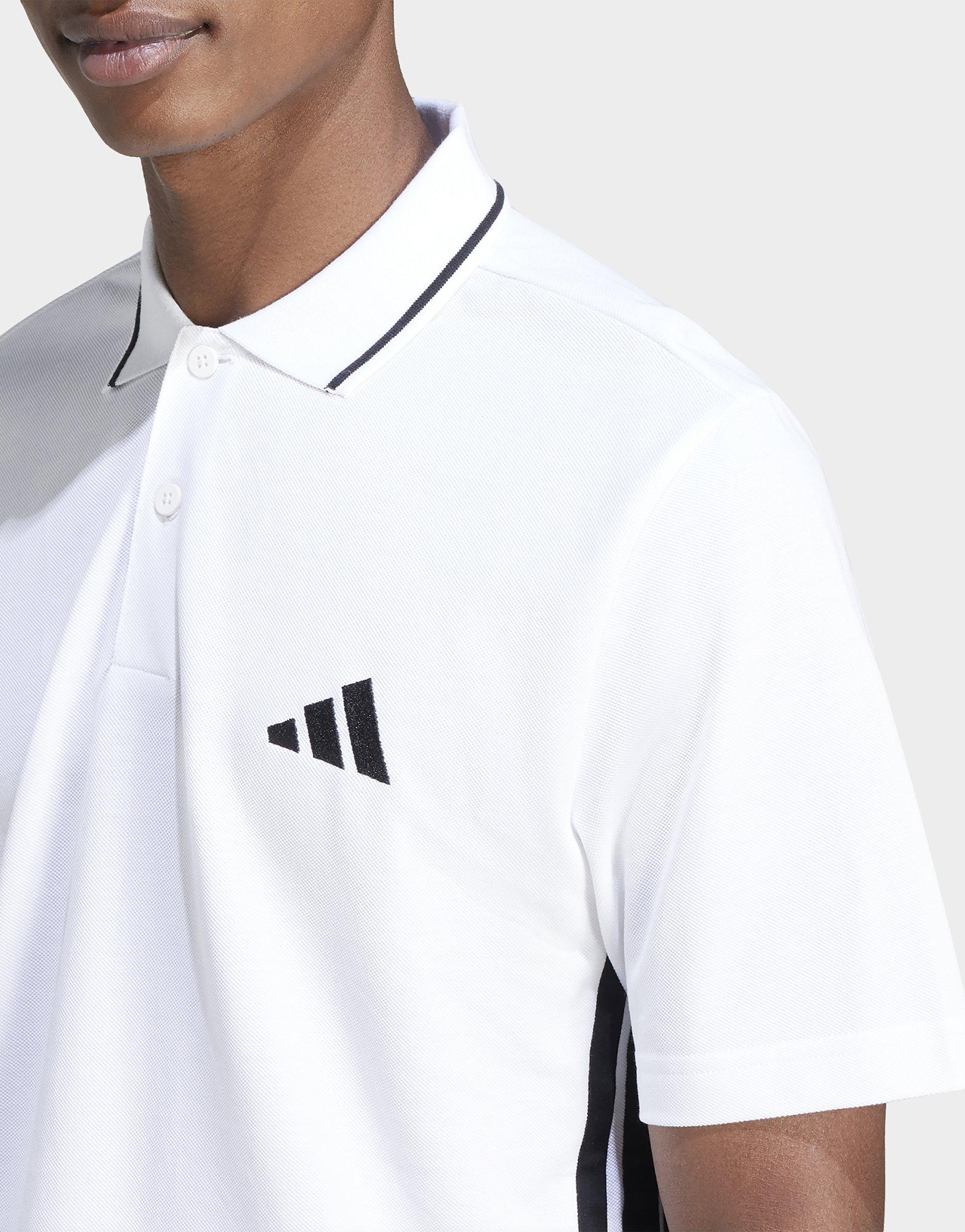 adidas Essentials 3-Streifen Piqué Poloshirt