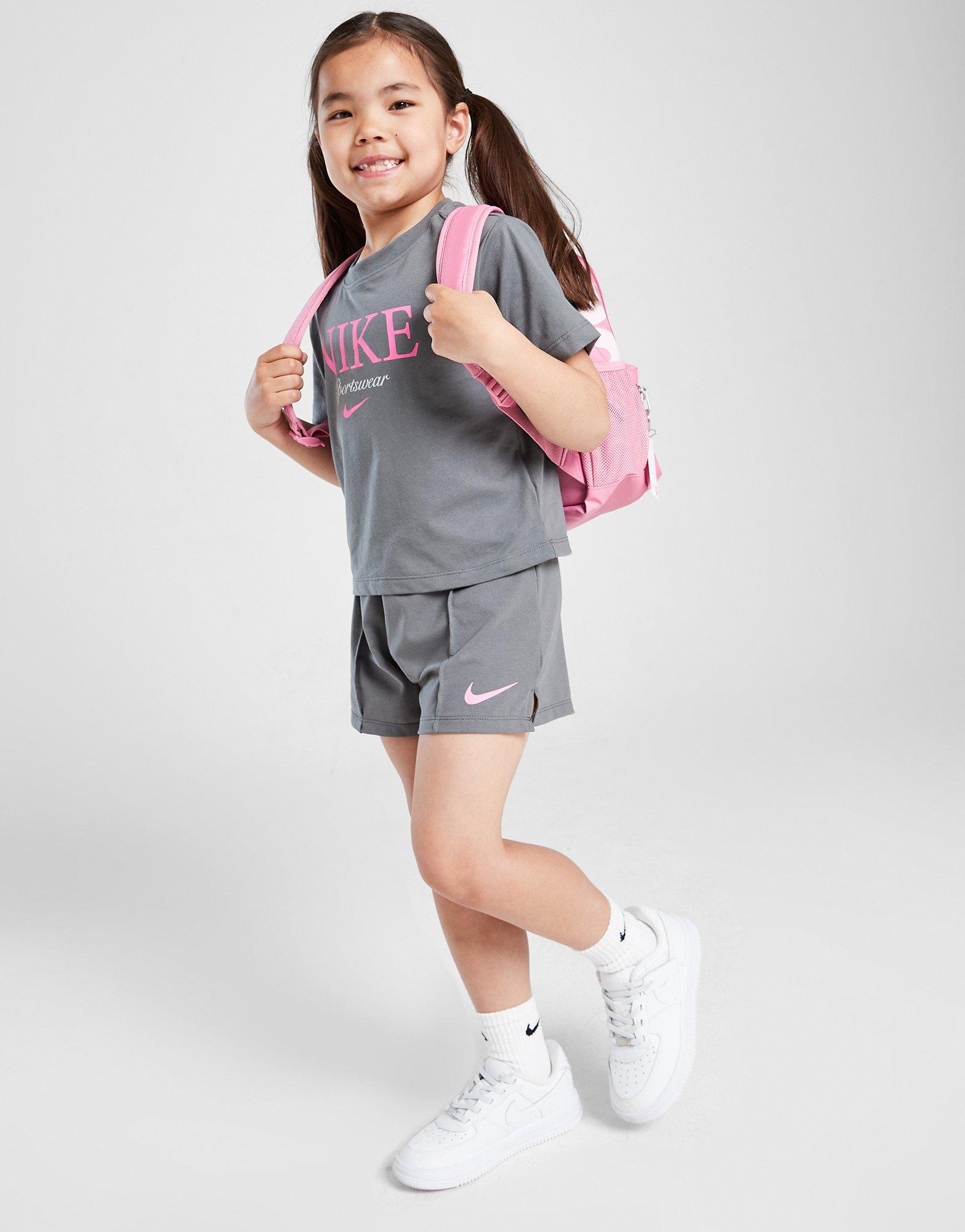 Nike Girls\' Varsity T-Shirt/Shorts Set Children