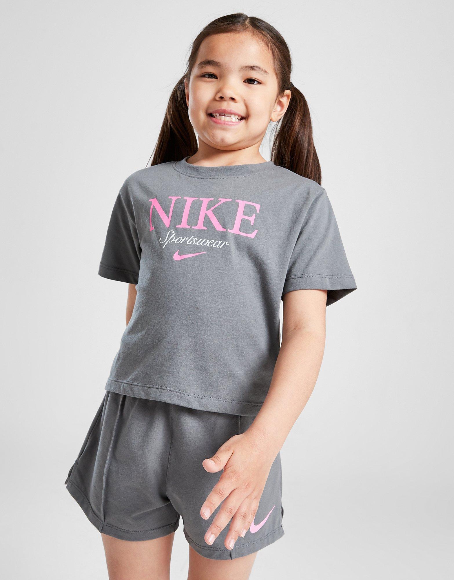 Nike Girls\' Varsity T-Shirt/Shorts Set Children