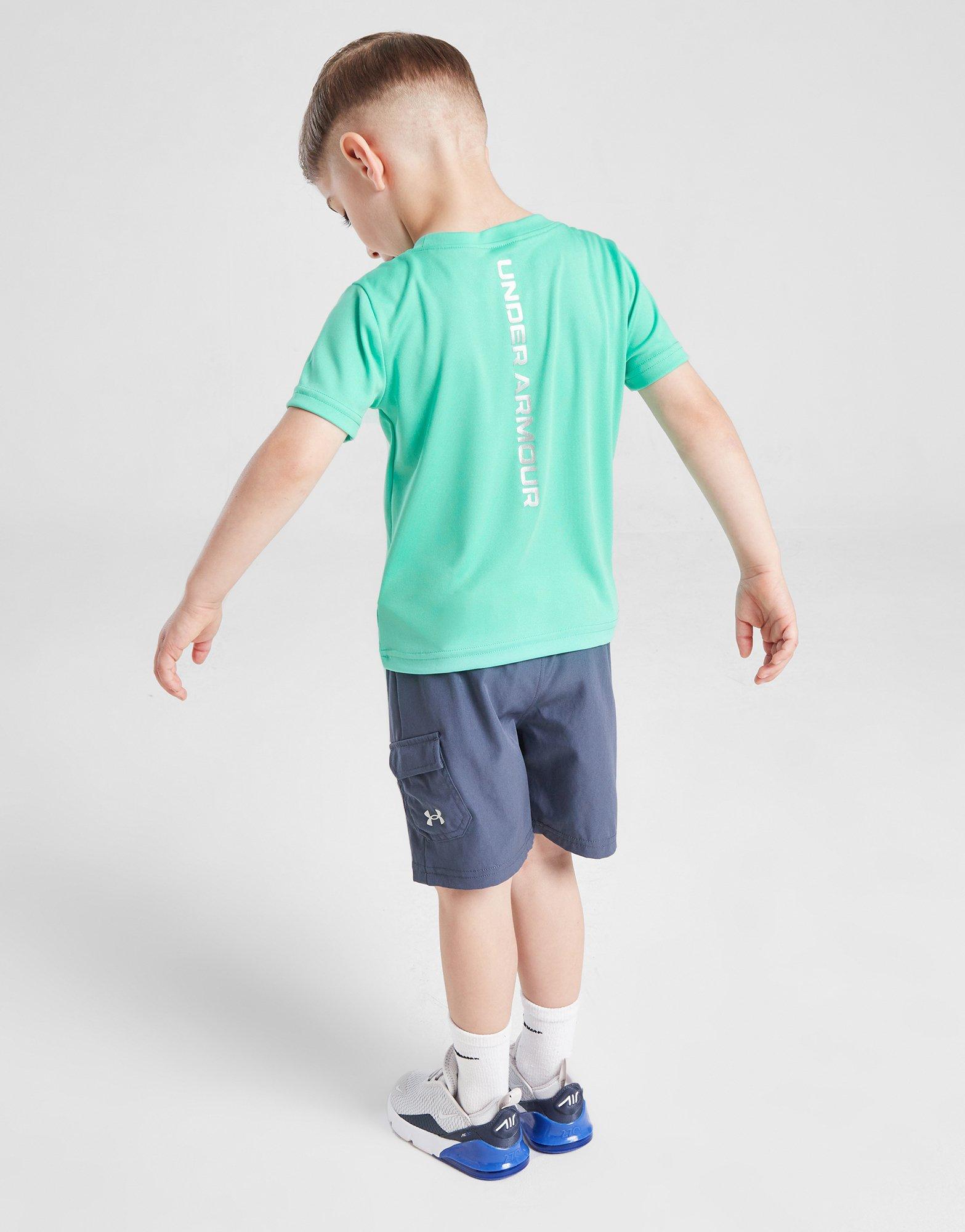 Under Armour Tech T-Shirt/Woven Cargoshorts Set Babys