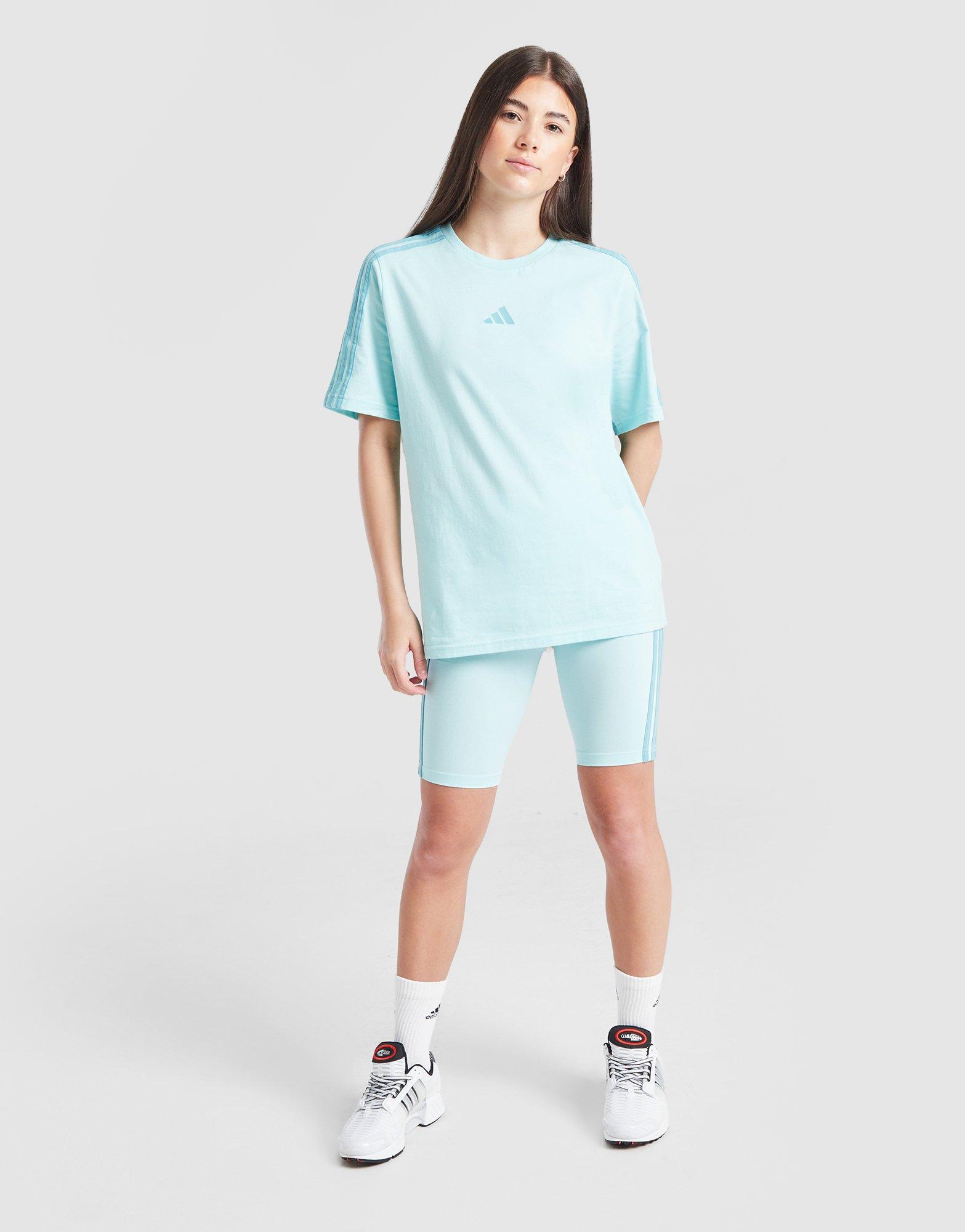 adidas Girls\' 3-Stripes T-Shirt Junior
