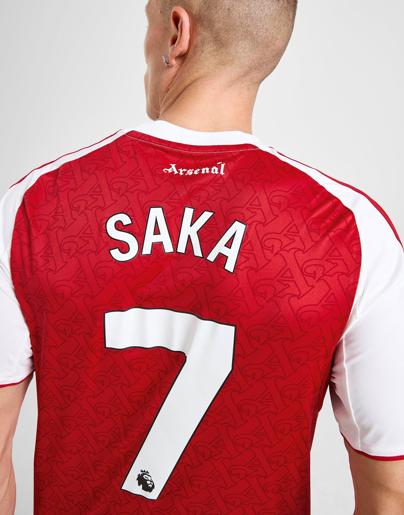 adidas Arsenal FC 2025/26 Saka #7 Home Shirt