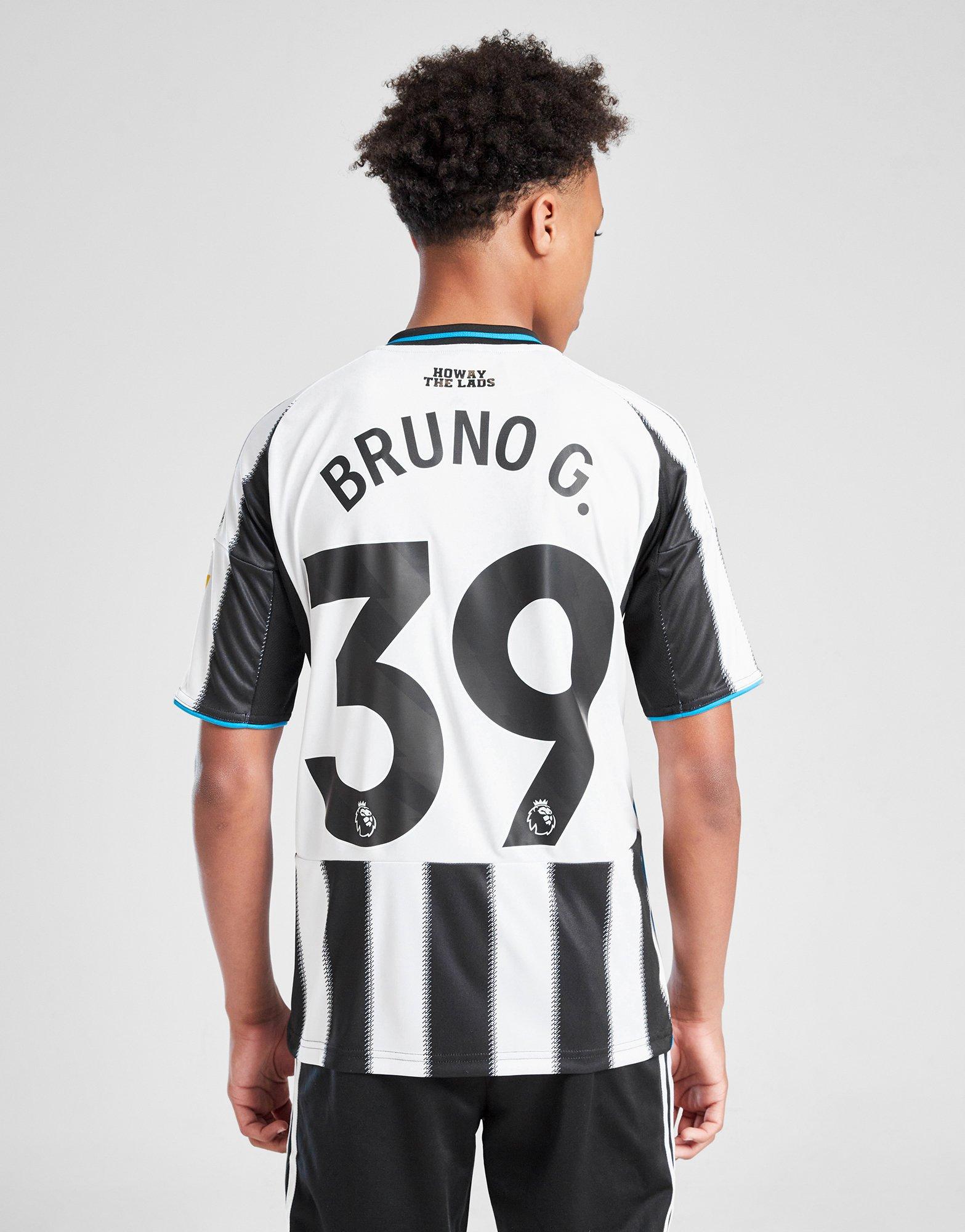 adidas Newcastle United FC 2025/26 Bruno G #39 Heim Shirt Kinder