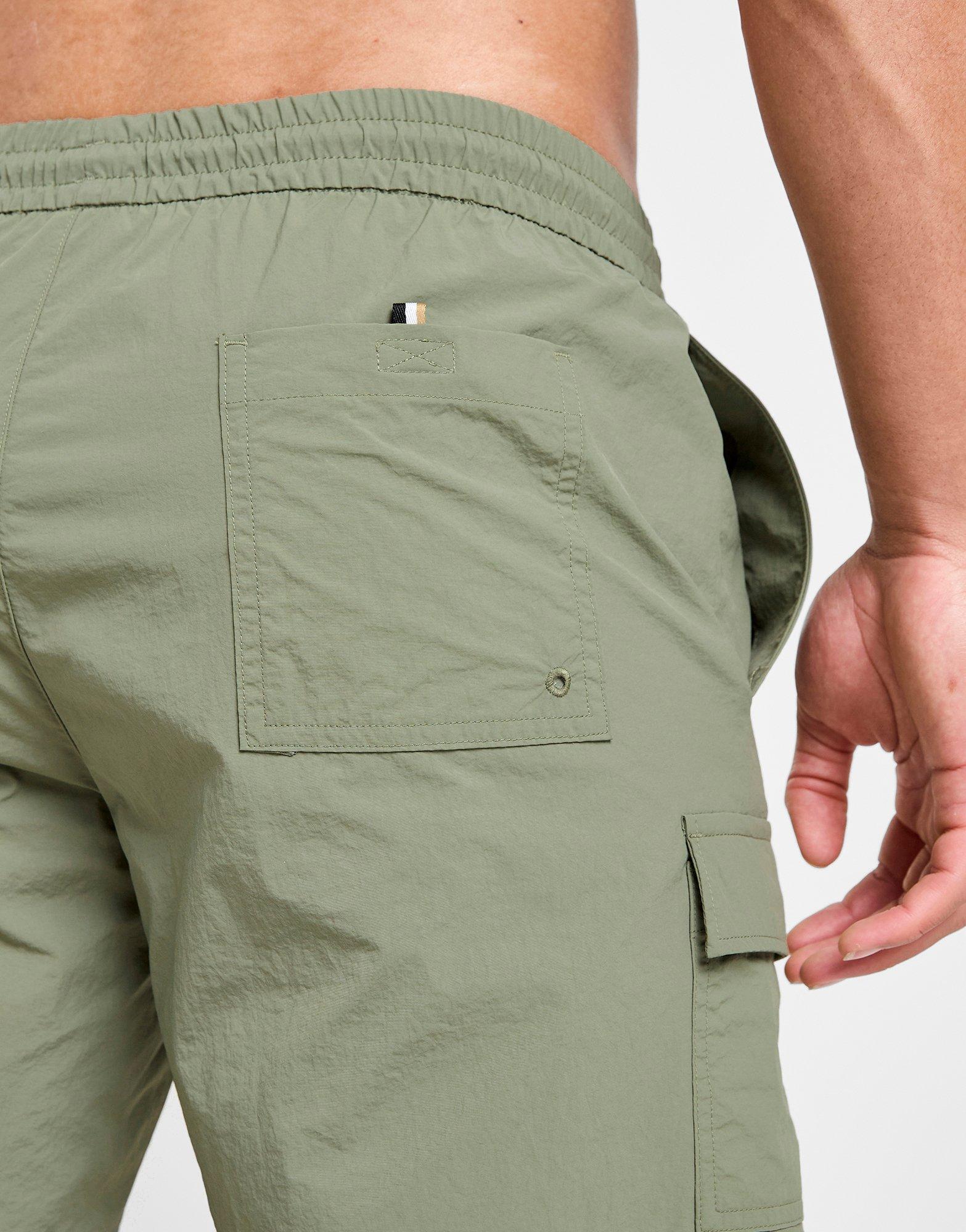 BOSS Badge Cargo Swim Shorts