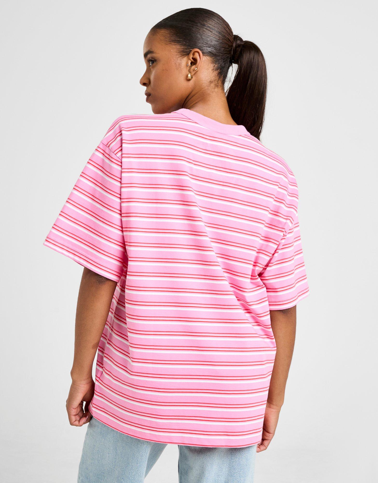 adidas Originals Stripe Oversized Boyfriend T-Shirt