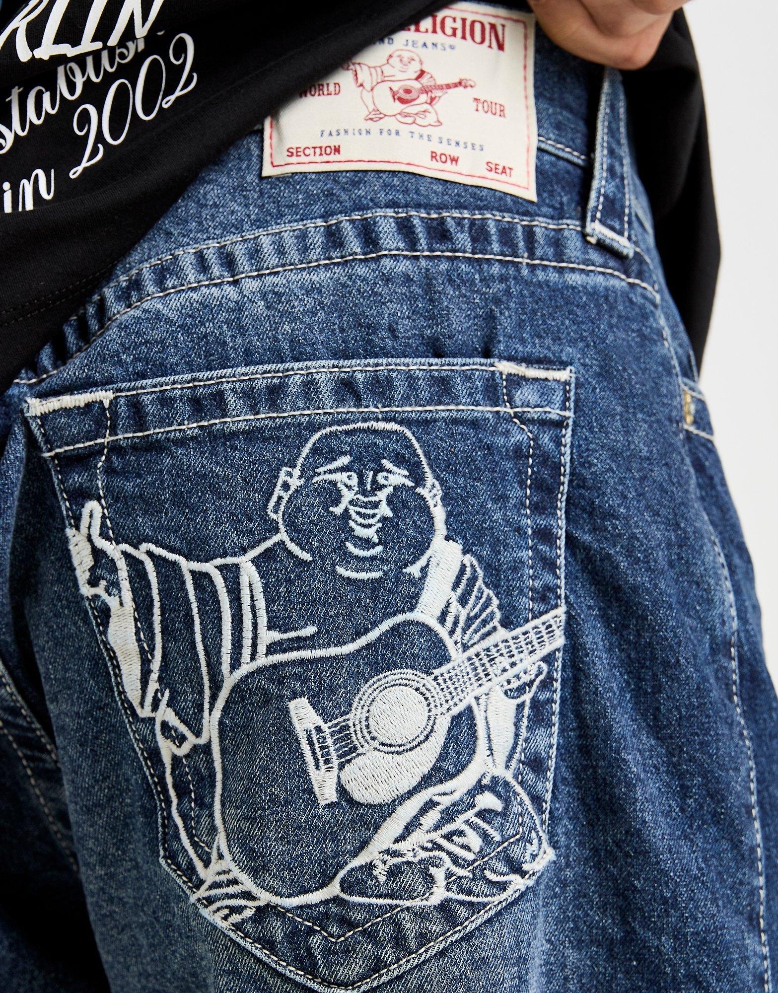 True Religion Vinny Embroidered Buddha Jeans