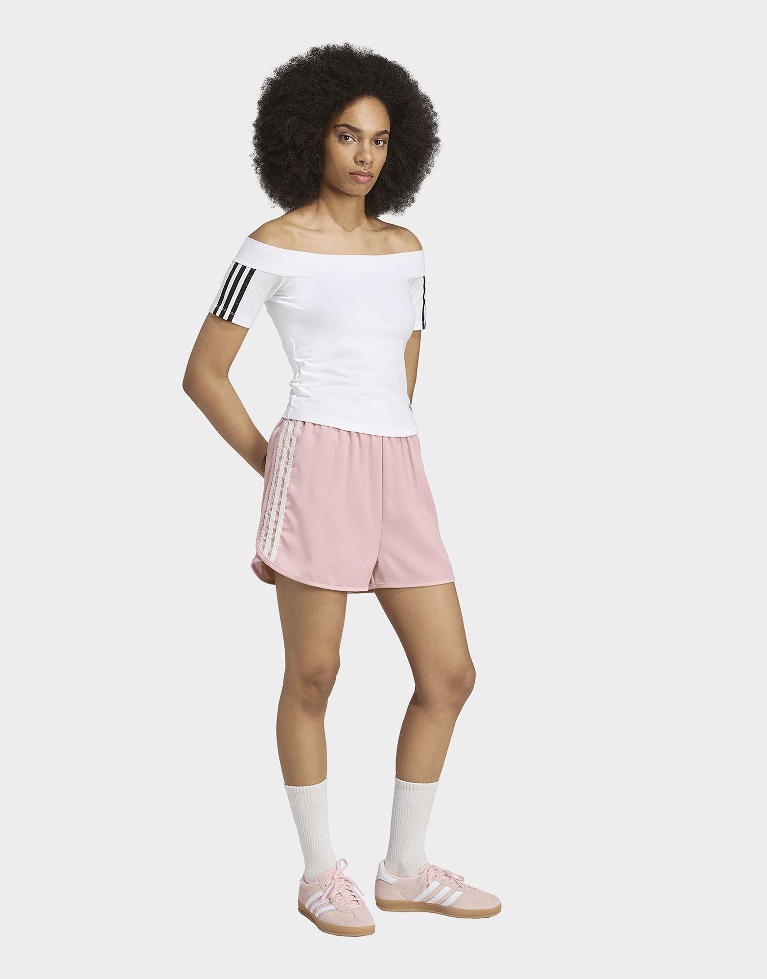 adidas adidas Originals Satin Shorts mit Rüschen 3-Streifen