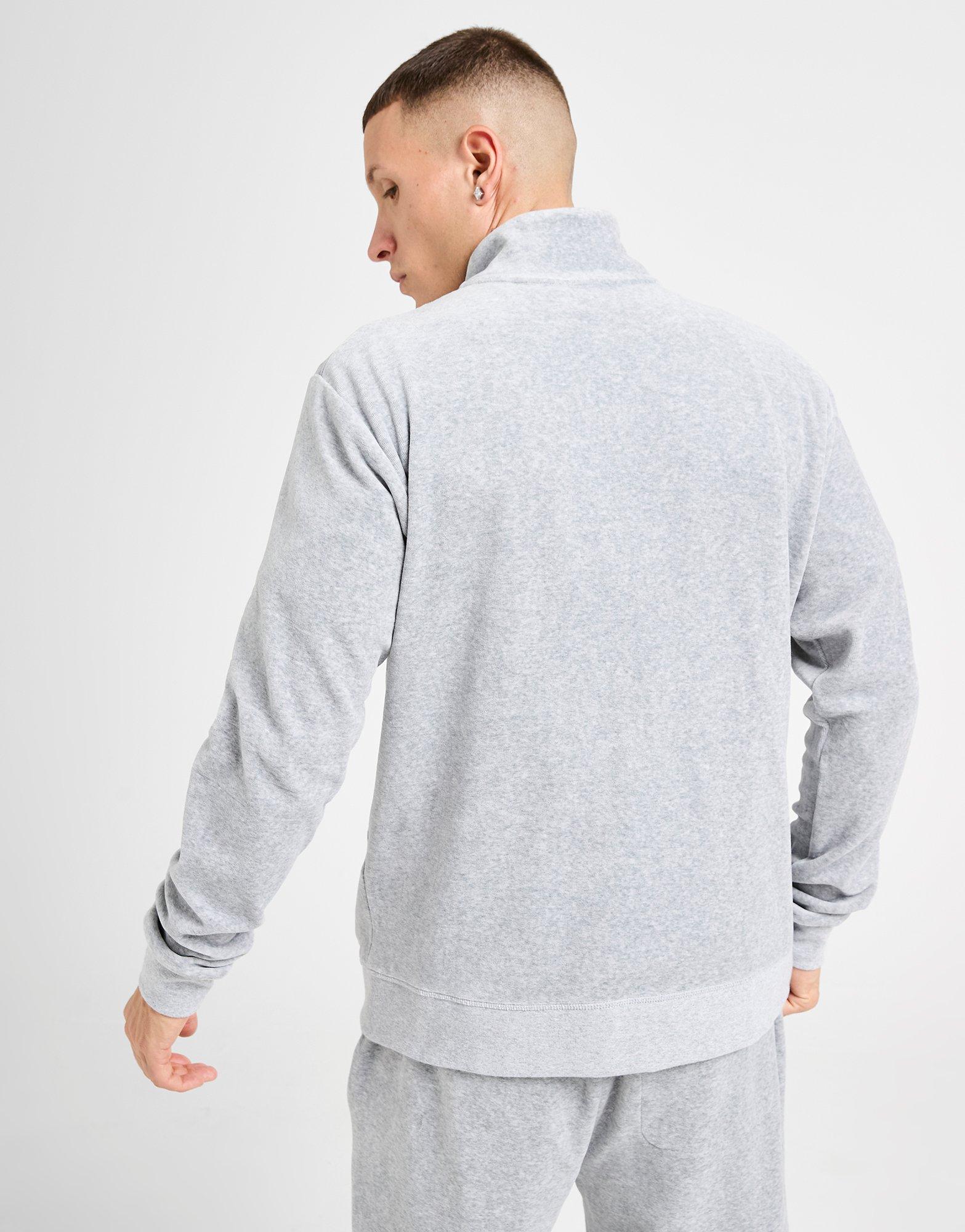 Dirty London Reed Velour Full Zip Trainingsoberteil
