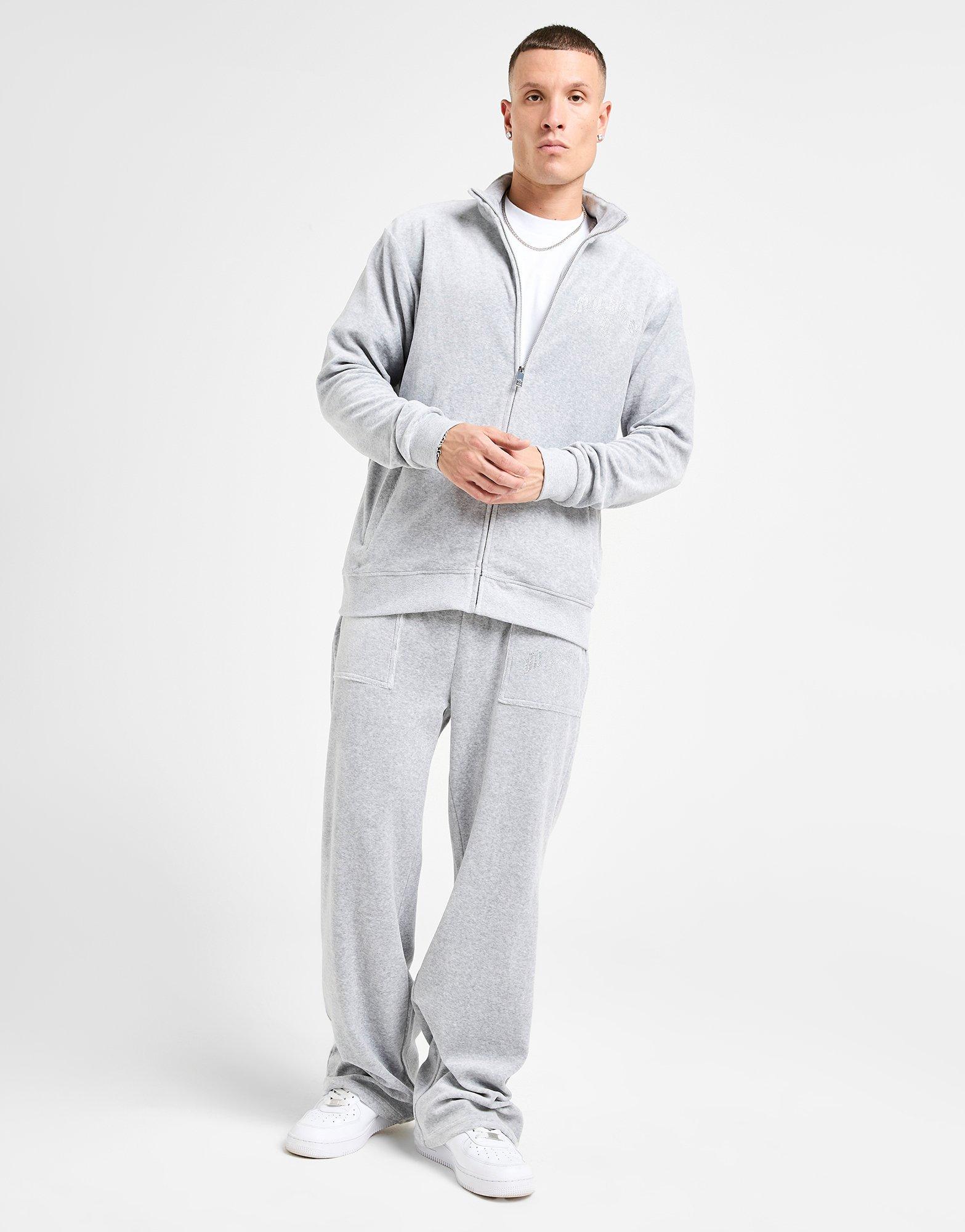 Dirty London Reed Velour Full Zip Trainingsoberteil