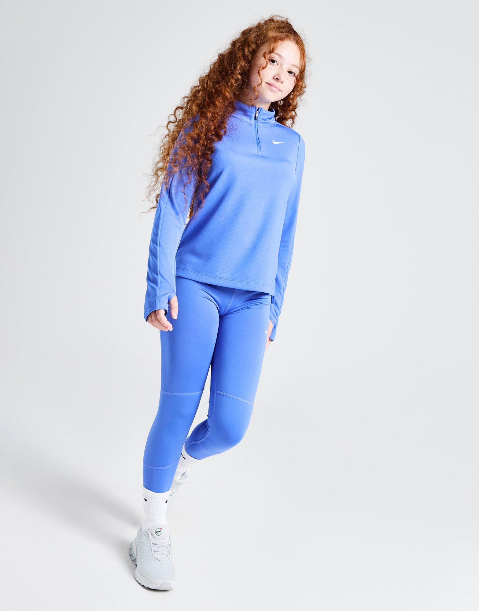 Nike Girls\' Dri-FIT Long Sleeve 1/2 Zip Top Junior