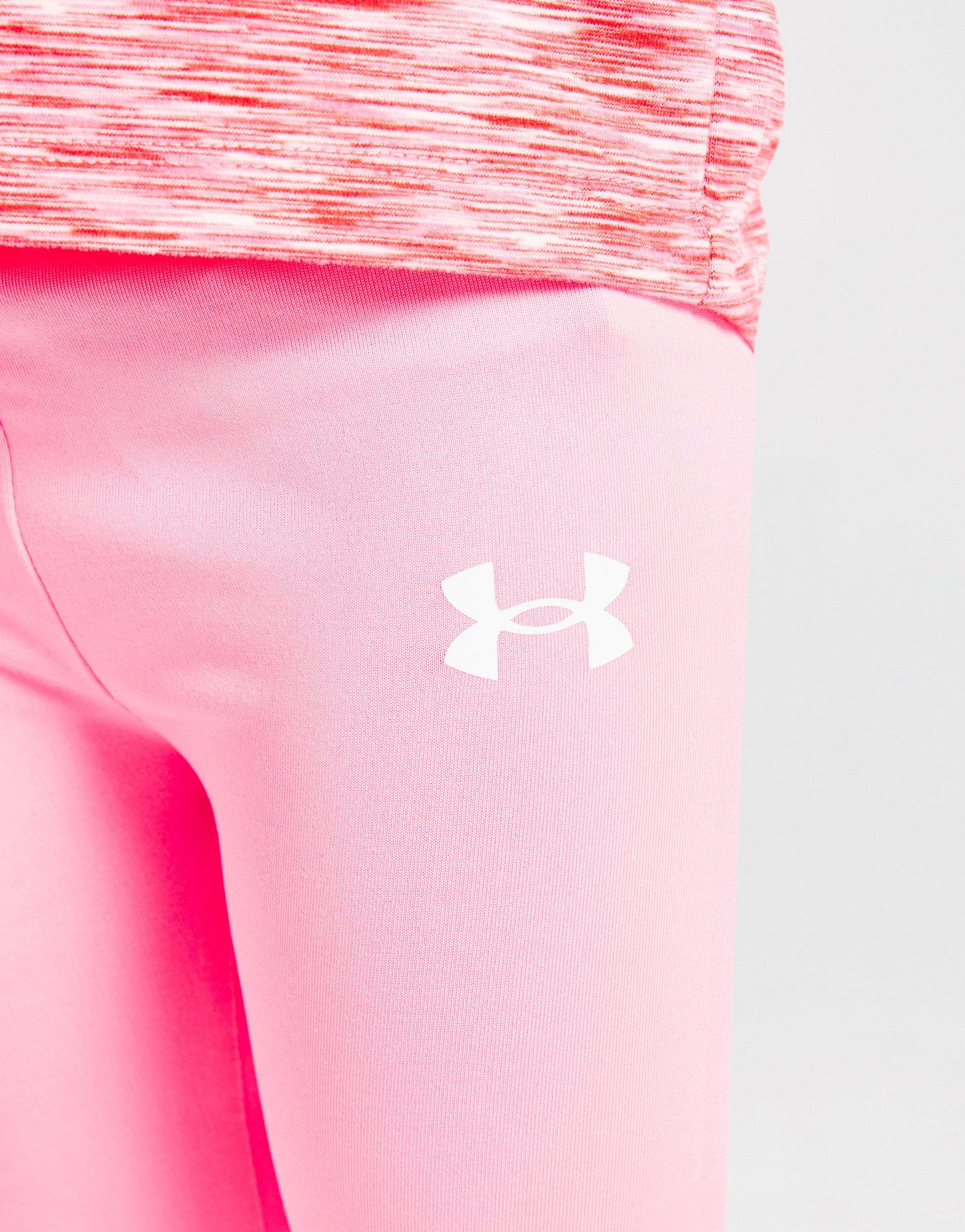 Under Armour Girls\' Twist 1/4 Zip Trainingsoberteil/Leggings Set Babys