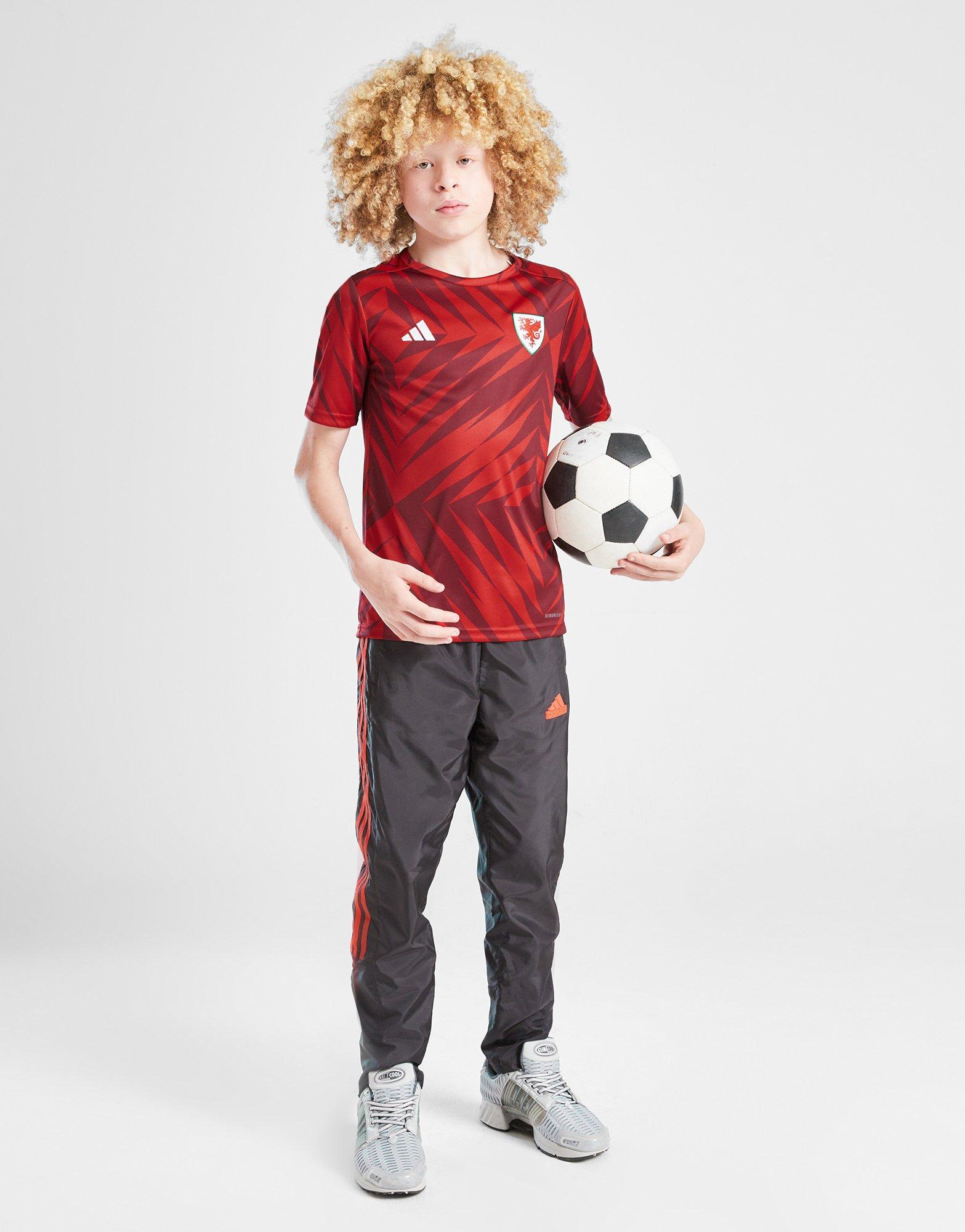adidas Wales Pre Match Shirt Junior