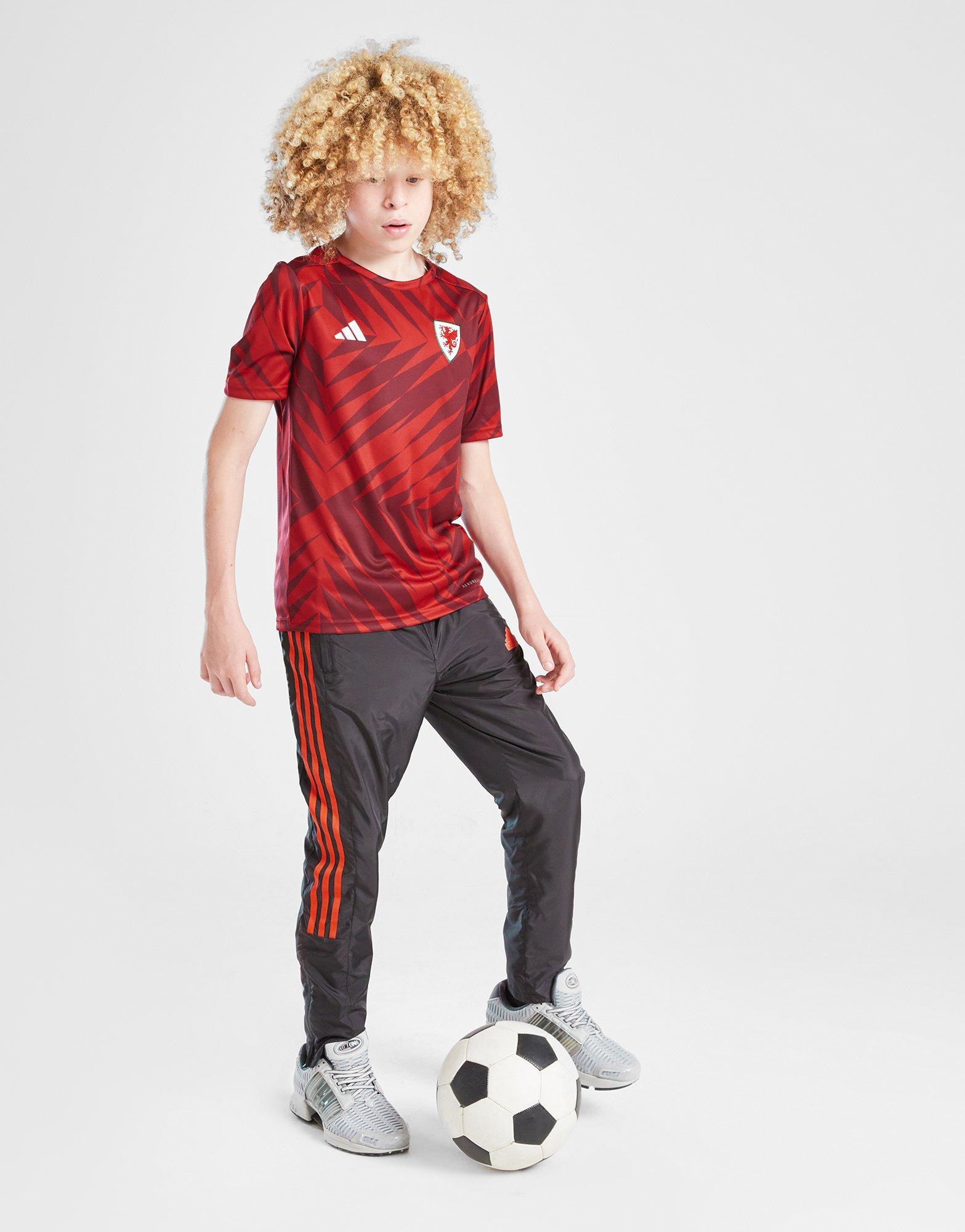 adidas Wales Pre Match Shirt Junior