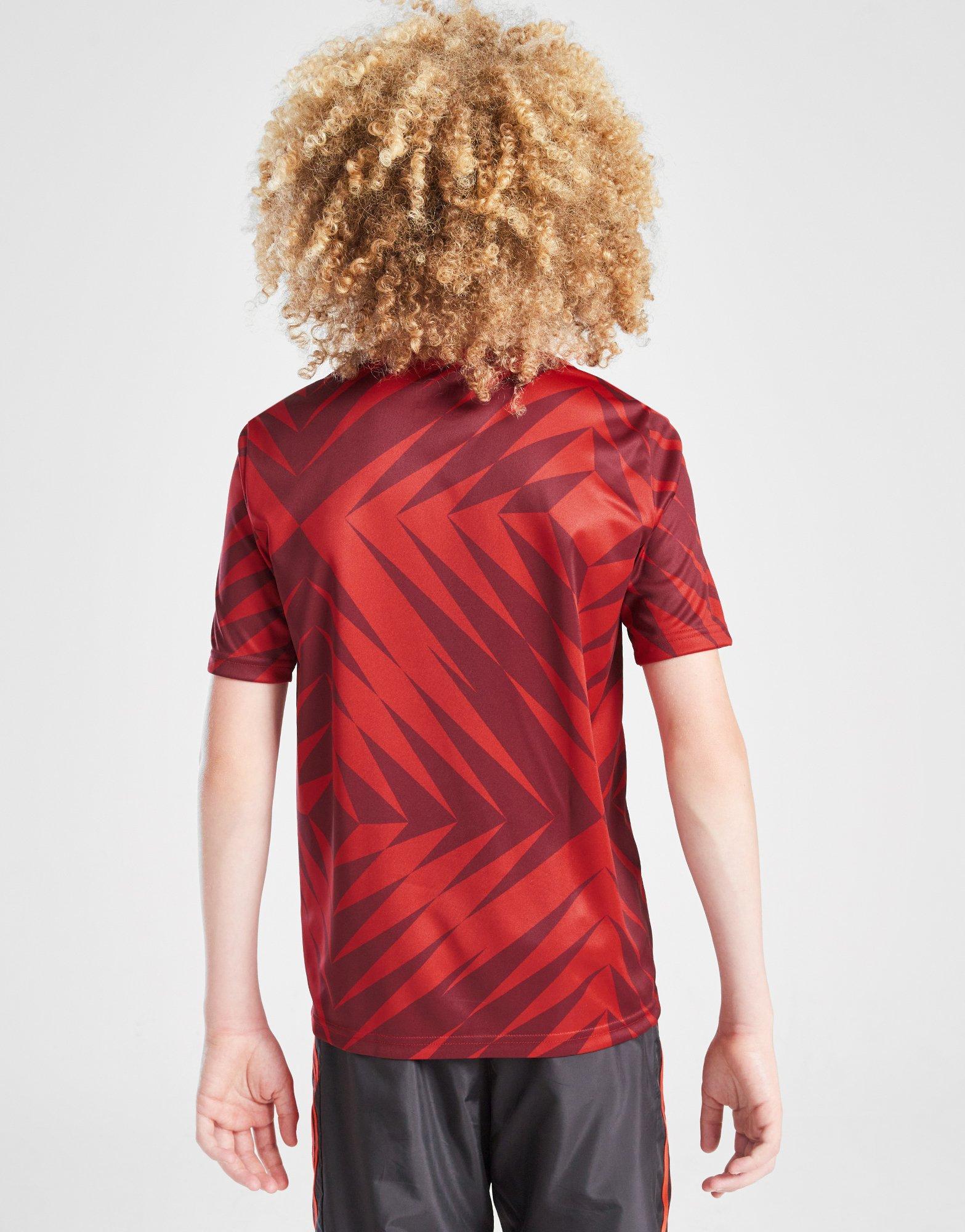 adidas Wales Pre Match Shirt Junior