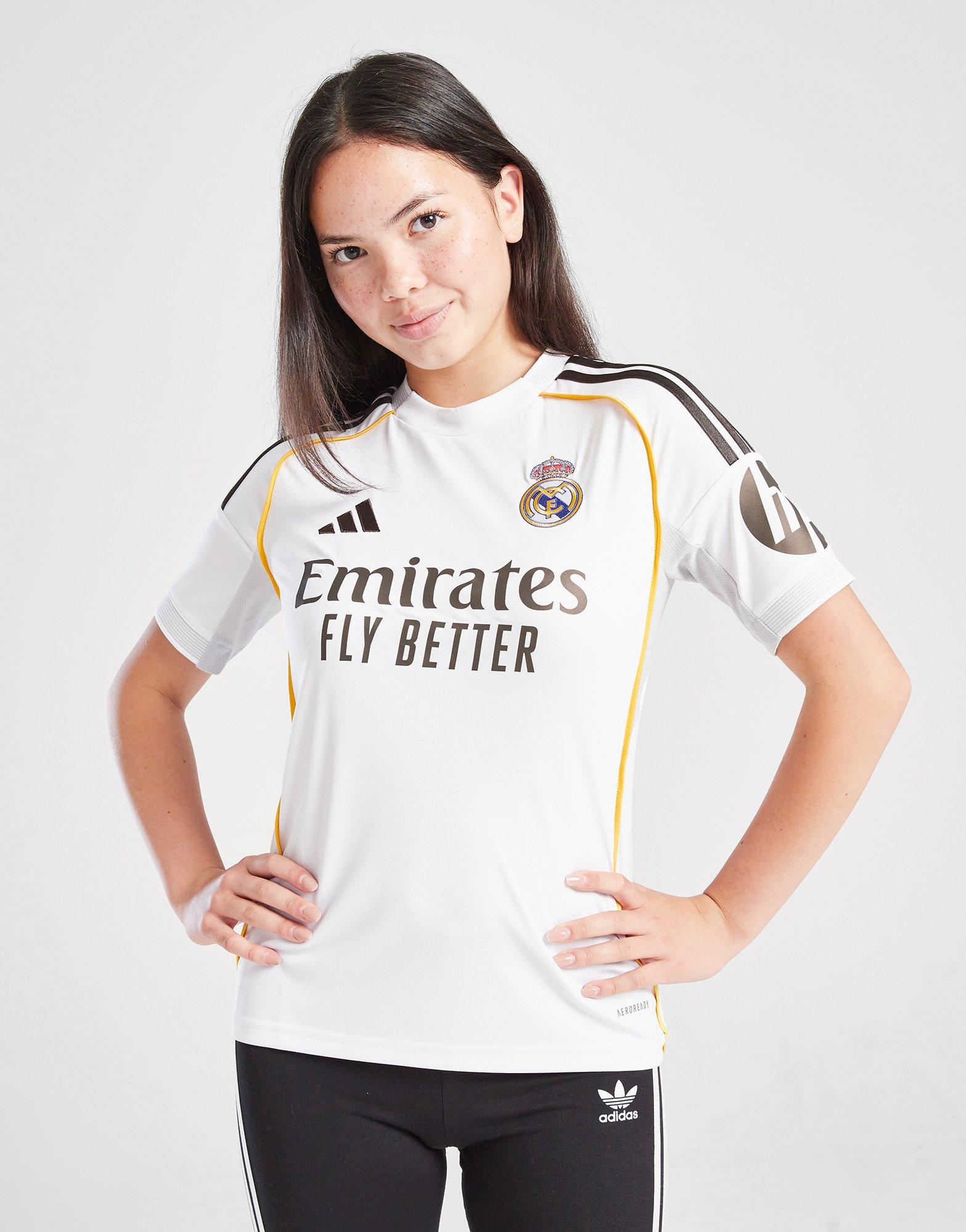 adidas Real Madrid 2025/26 Bellingham #5 Home Shirt Jnr