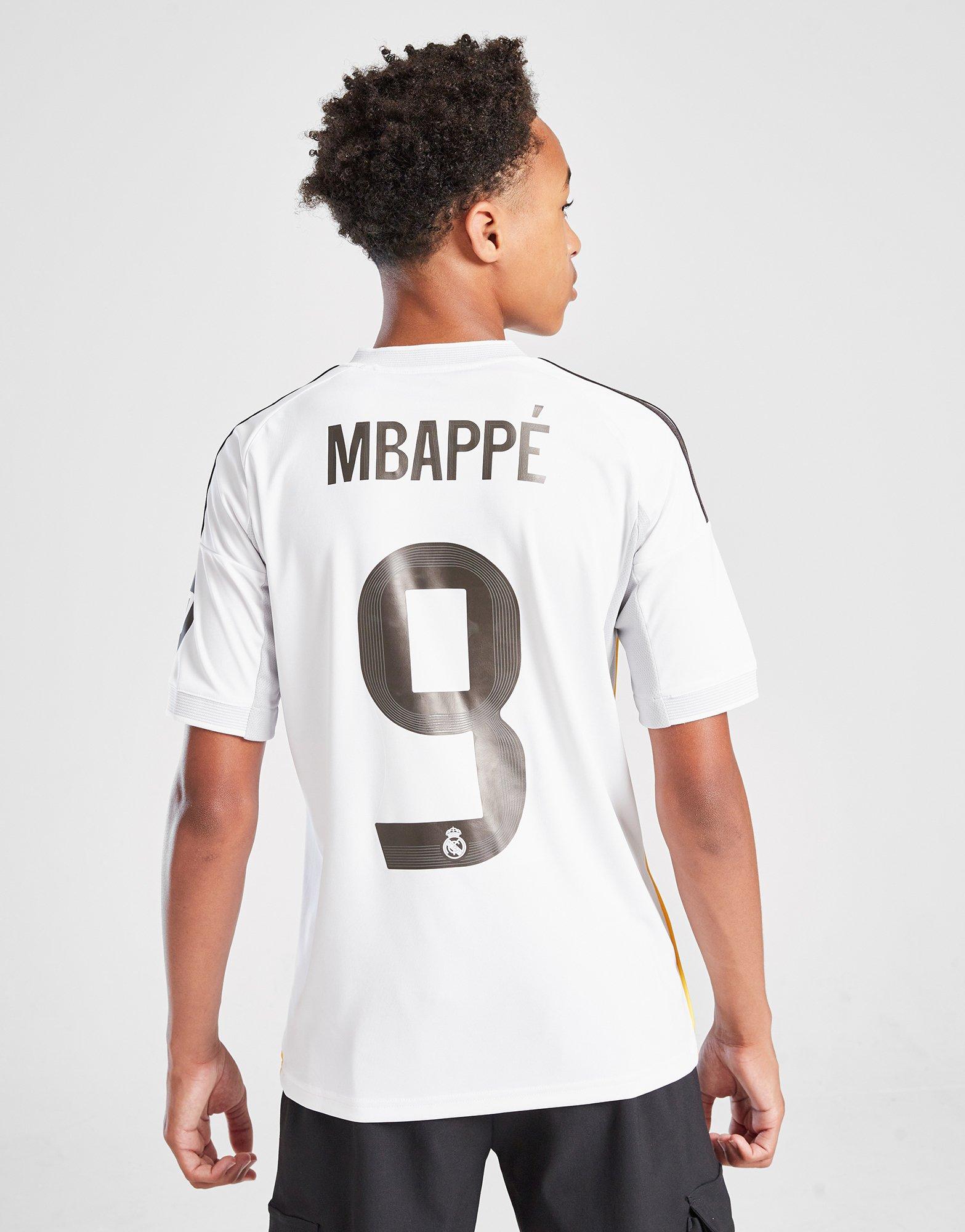 adidas Real Madrid 2025/26 Mbappe #9 Home Shirt Junior