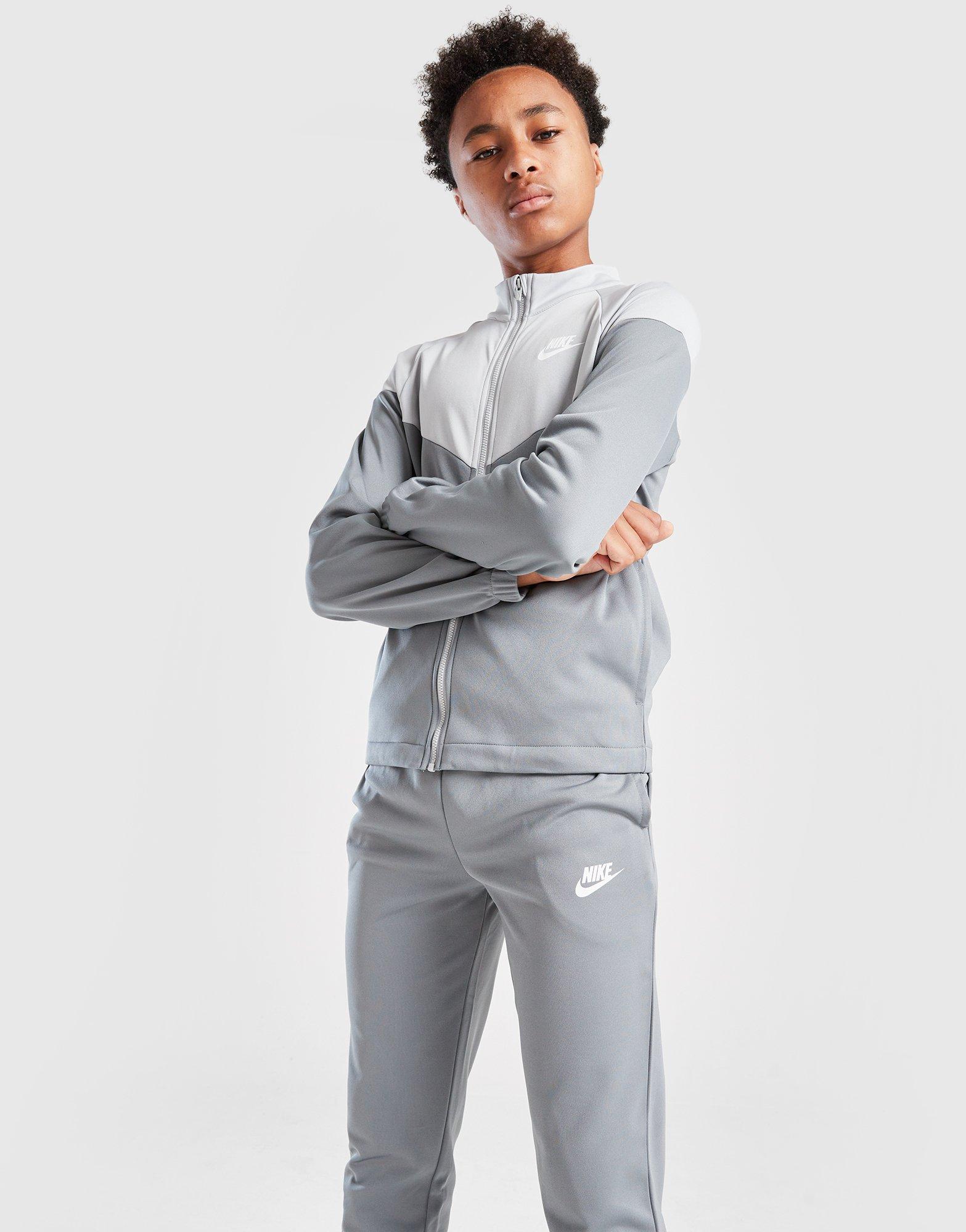 Nike Poly Chevron Tracksuit Junior