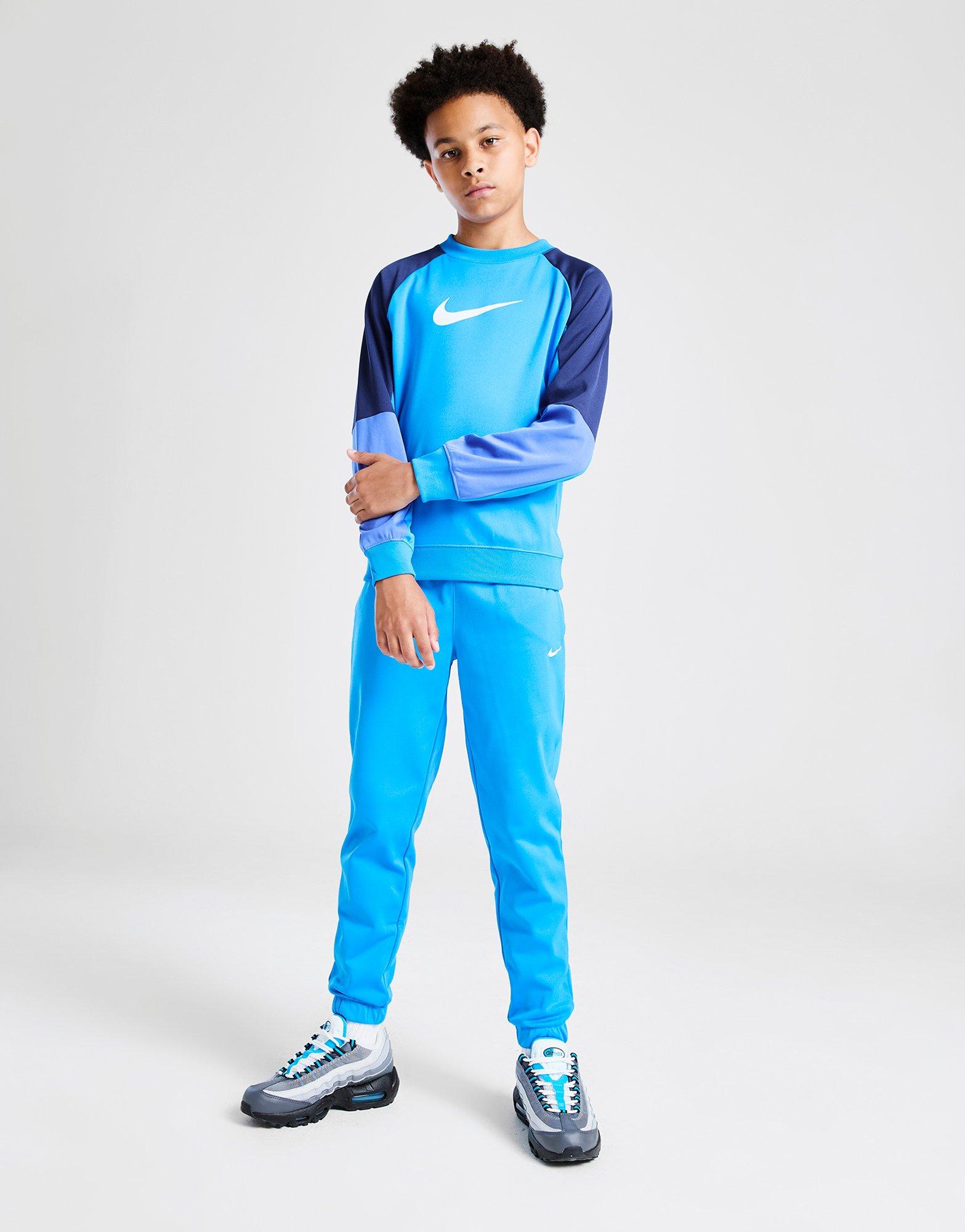 Nike Polyknit Crew Tracksuit Junior