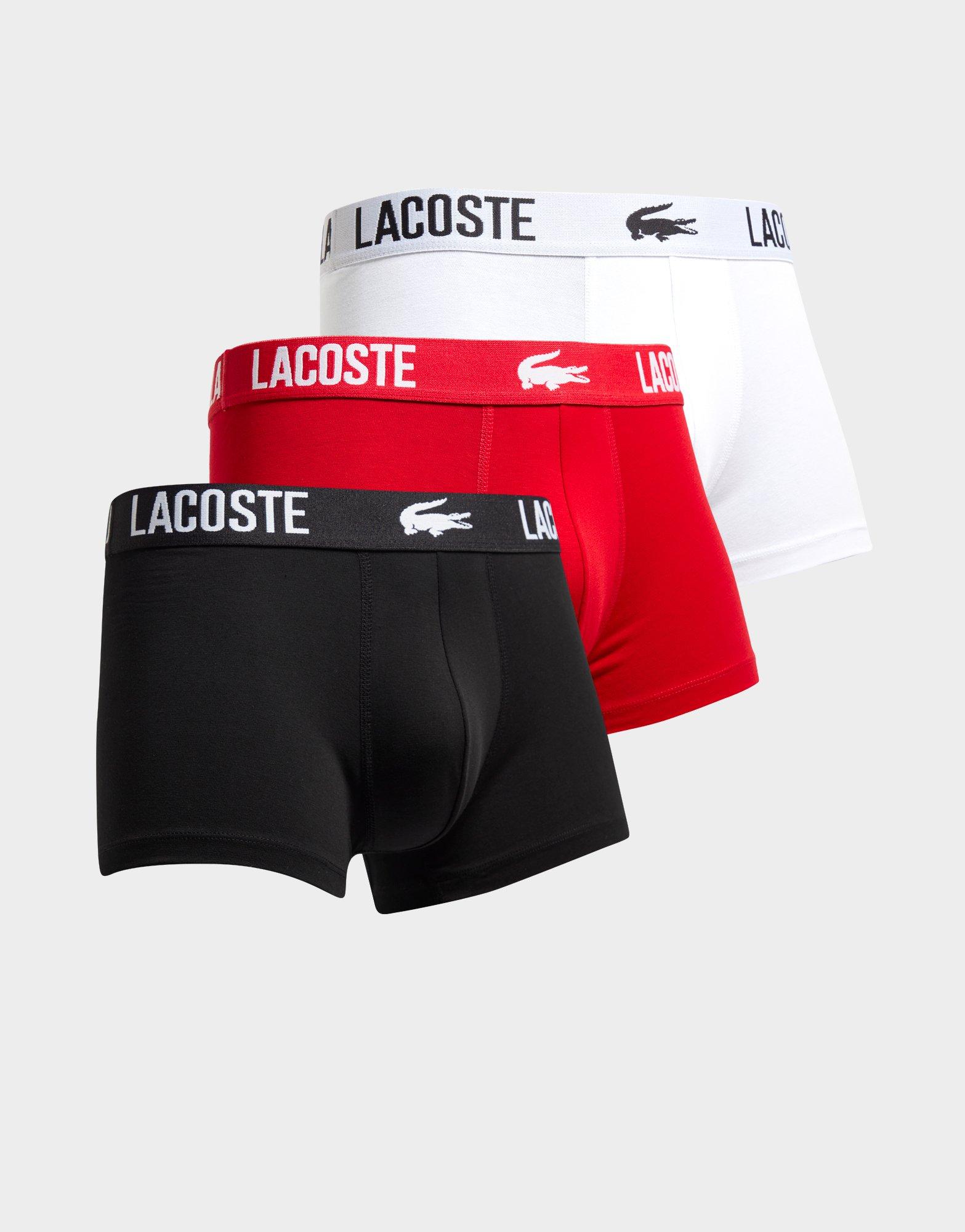 Lacoste 3-Pack Croc Trunks