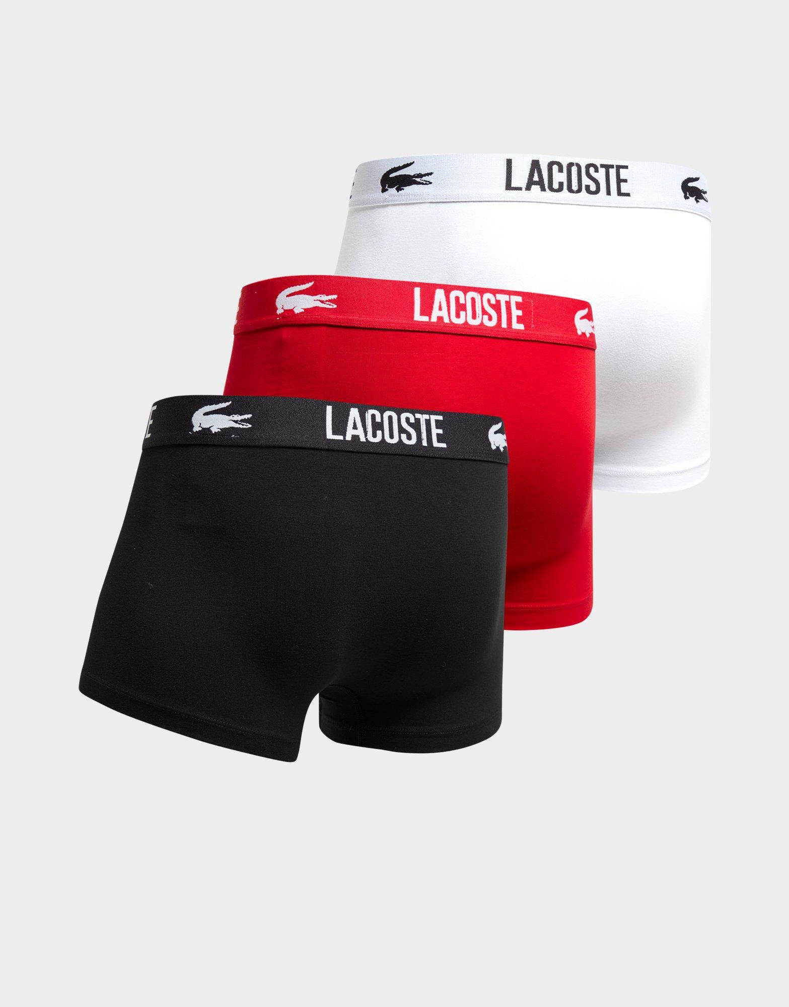 Lacoste 3-Pack Croc Trunks