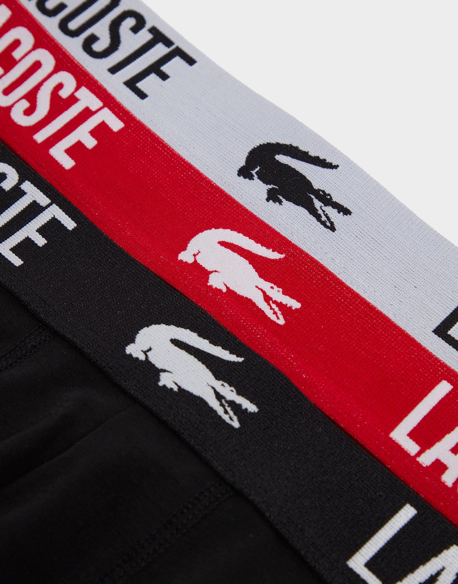 Lacoste 3-Pack Croc Trunks